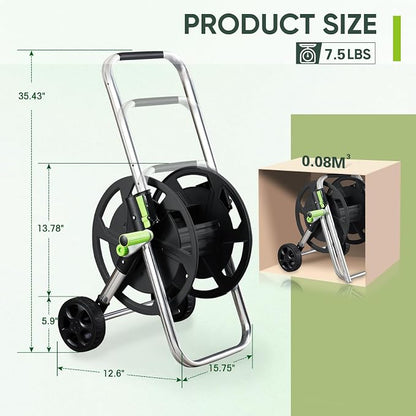 Garden Hose Reel Cart, Holds 75-150 Feet of 5/8-Inch Hose, Portable Hose Reel - Image 5