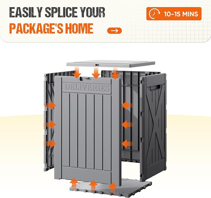 Flamaker 50 Gallon Deck Box, Package Delivery Storage Box - Image 3