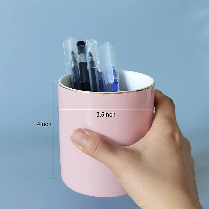 HANKOR Ceramic Pencil Holder for Desk - Image 5