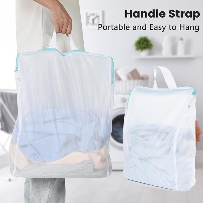 OTraki 12x16 Inch Mesh Laundry Bag 2 Pack Small Lingerie Bags - Image 4