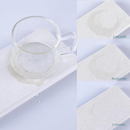 2 Pcs Water Absorbing Stone Trays, Kitchen/Bathroom Sink Soap Dish, Diatomite - Image 7