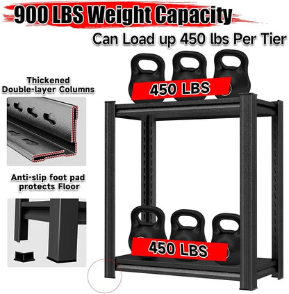 Garage Storage Shelves, 5 Tier Shelving Unit, 40 inch Wide, 18” Deep, 78” Tall - Image 7