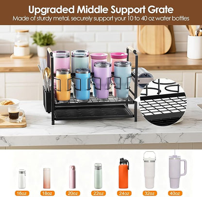Housolution Water Bottle Organizer Drying Rack - Image 3