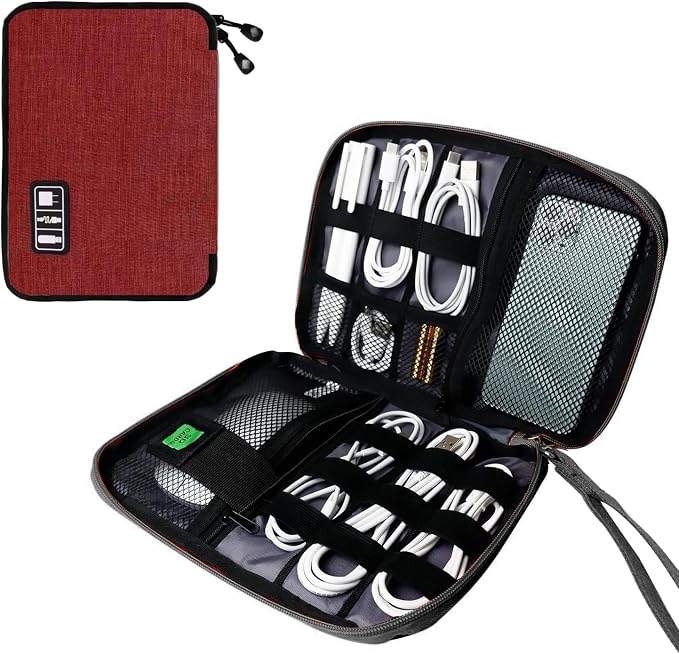 Lcsmaokin Electronics Travel Organizer, Portable Waterproof Electronic Travel by Lcsmaokin