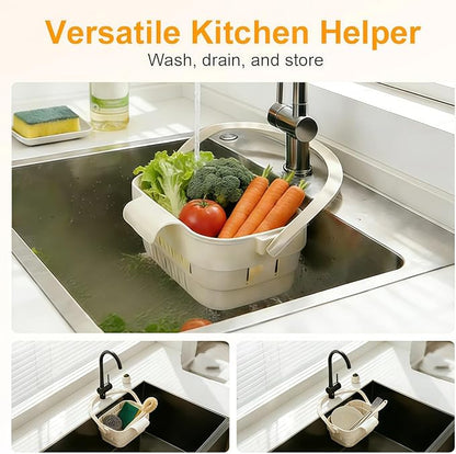 Stretchable Foldable Hanging Sink Strainer Basket - Image 7