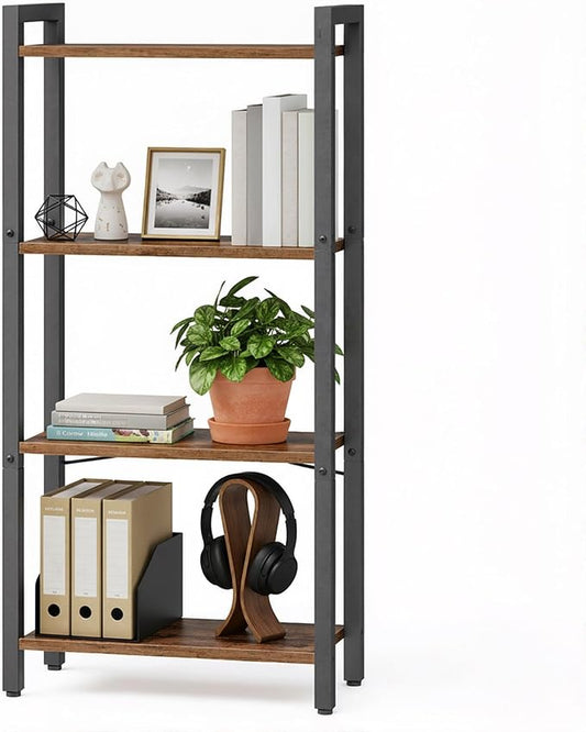 VASAGLE 4-Tier Bookshelf, Bookcase by Unknown