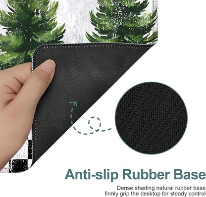 Christmas Tree Gaming Mouse Pad 35.4"x15.7"Desk Mat Anti-Slip Rubber Base & - Image 3
