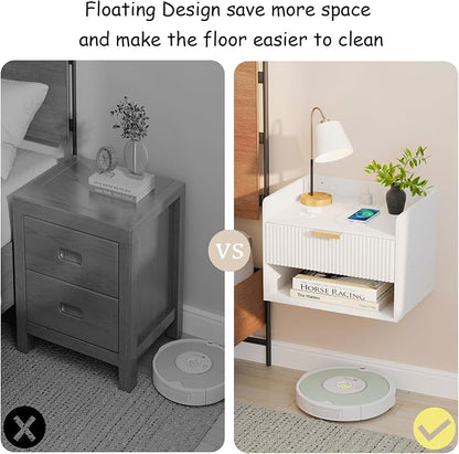 Arbuxzuy Floating Nightstand Set of 2 - Image 4