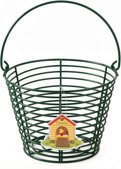 Colorful Metal Mesh Wire Egg Collecting Basket by Unknown