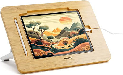 Bamboo Tablet Drawing Stand by AFOOYO