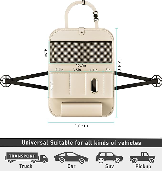 GMQ Backseat Car Organizer - Image 2