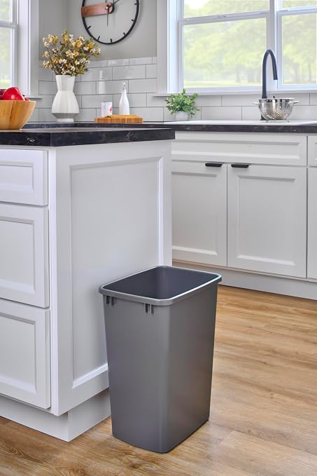 Rev-A-Shelf 2-Pack 35 Quart Polymer Replacement Trash Bin, Recycle Waste - Image 6
