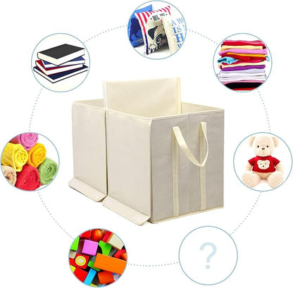 YOLOXO Toy Box Chest, Collapsible Sturdy Storage Bins - Image 4