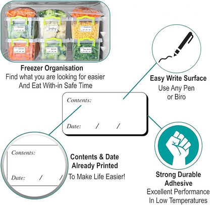 Hybsk Removable Freezer Labels Easy Peel Off - Image 5