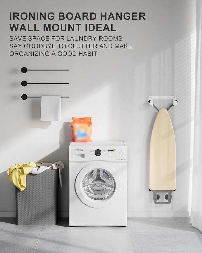 Extra Large Ironing Board Hanger Wall Mount Stainless Steel, Y T Leg Ironing - Image 7