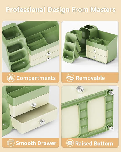 Makeup Organizer with Drawers, Skincare Organizer, Storage Box Cosmetic Display - Image 2