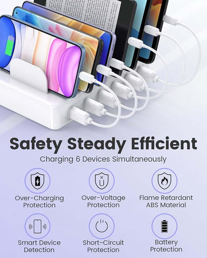 Charging Station for Multiple Devices Apple, CREATIVE DESIGN 50W Multi Charger - Image 3