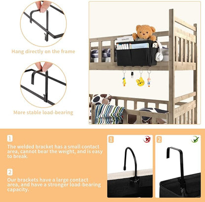 Bedside Storage Organizer 5 Pockets - Image 3