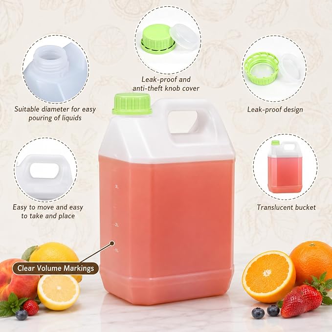 ASEVAT 2 Pack 4L Plastic Jugs - Image 5