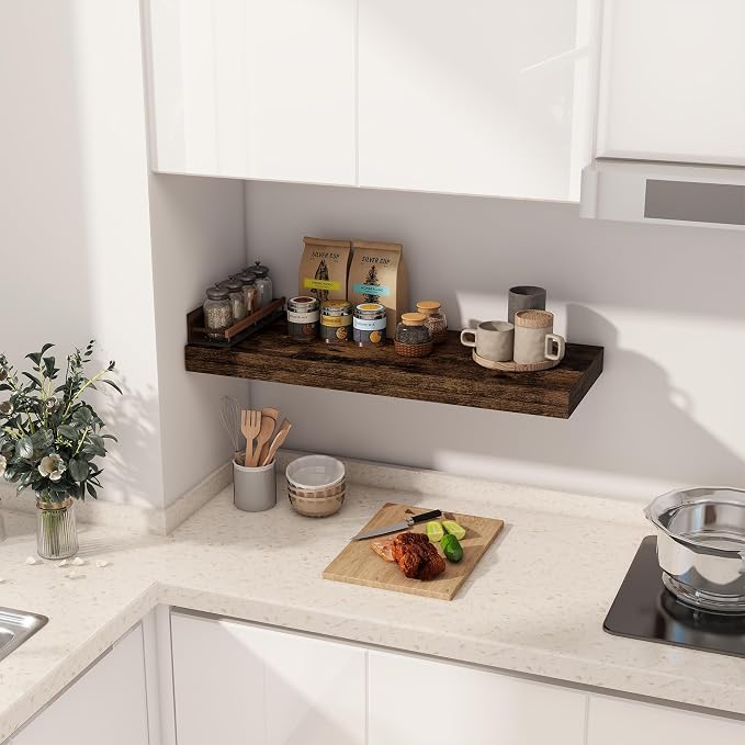 30 Inch Floating Shelves, 12 Inch Deep Floating Shelf - Image 6