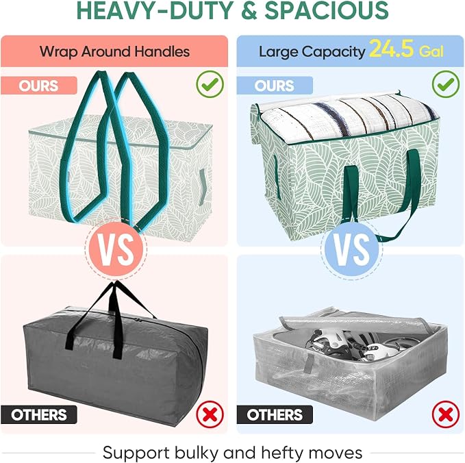 BALEINE 6-Pack Oversized Moving Bags - Image 4