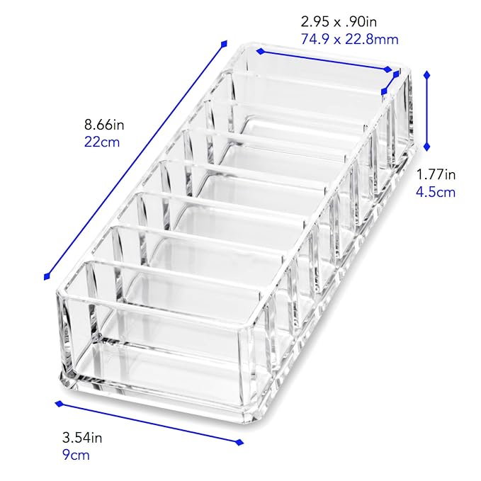 byAlegory Acrylic Lipstick & Acrylic Compact Makeup Organizer Set - Image 7