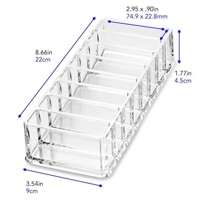 byAlegory Acrylic Lipstick & Acrylic Compact Makeup Organizer Set - Image 7