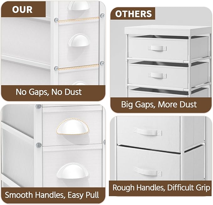 LASZOLA Narrow Cabinet Slim Storage Cart - Image 4