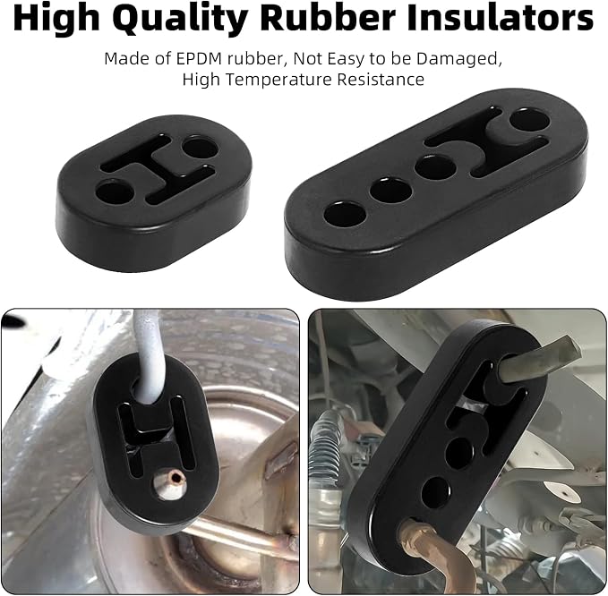 4 Pieces Exhaust Hanger Rods Stainless Steel 90° bend 7.5 inch Long - Image 5