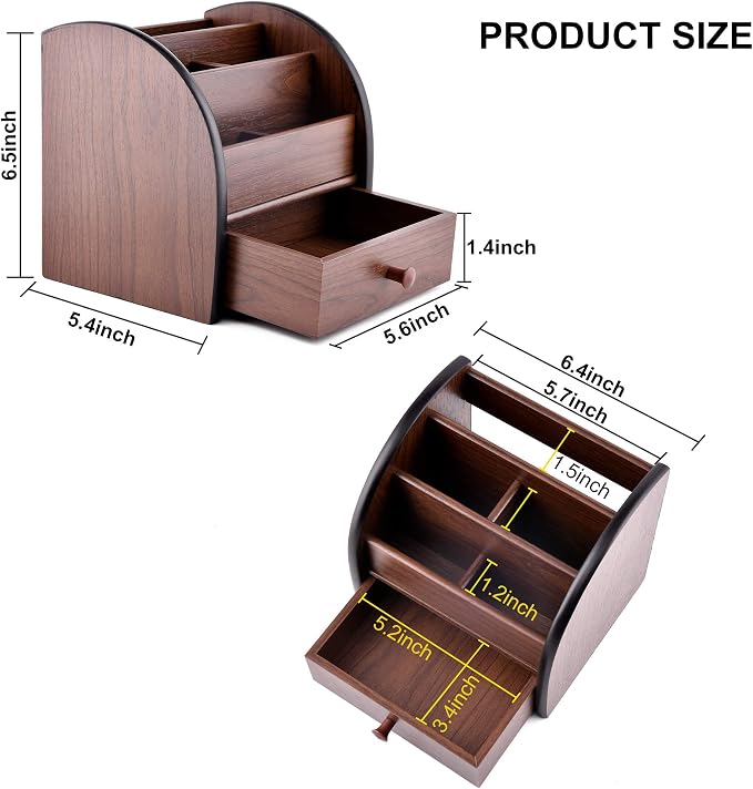 Siveit Wooden Desktop Organizer - Image 7