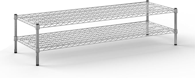 21" Deep x 60" Wide x 14" Height Wire Shelving Kit | 2-Tier | NSF Commercial by Regal+Altair