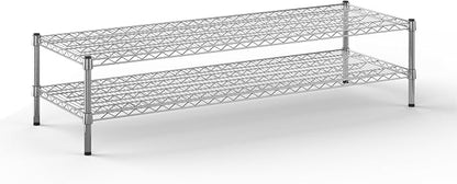21" Deep x 60" Wide x 14" Height Wire Shelving Kit | 2-Tier | NSF Commercial by Regal+Altair