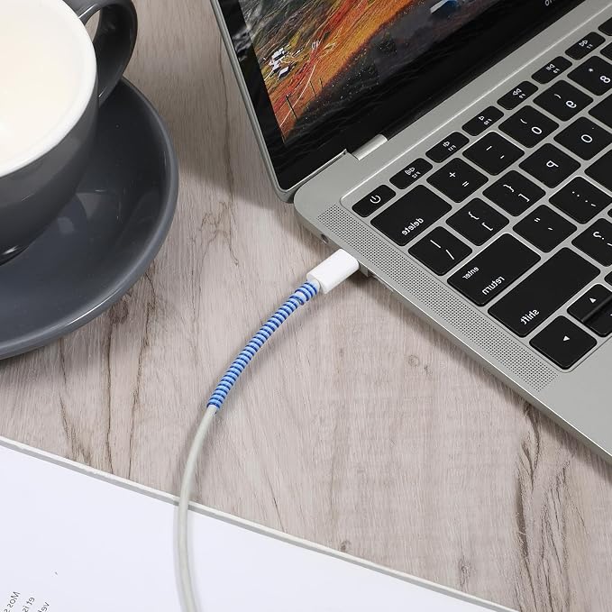 SHENLIU 10Pcs Spiral Cable Protector, Chargers Cord Protector from Pets No Chew - Image 4