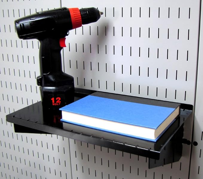 Wall Control KT-400-WRK B Slotted Tool Board Workstation Accessory Kit - Image 3