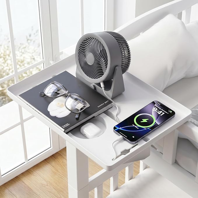 JOYMOOP Clip-On Bedside Shelf for Bunk Beds, Dorm Room Essentials, Bedside Caddy - Image 2