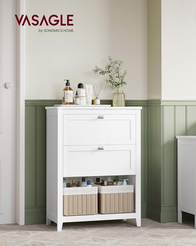 VASAGLE Storage Cabinet, Freestanding Floor Cabinet, 2 Drawers - Image 2