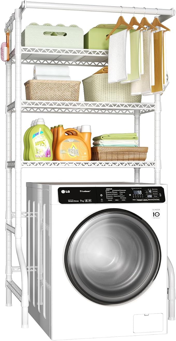 Ulif U11 Over Washer and Dryer Shelves, 3 Tiers Laundry Room Storage and by Ulif