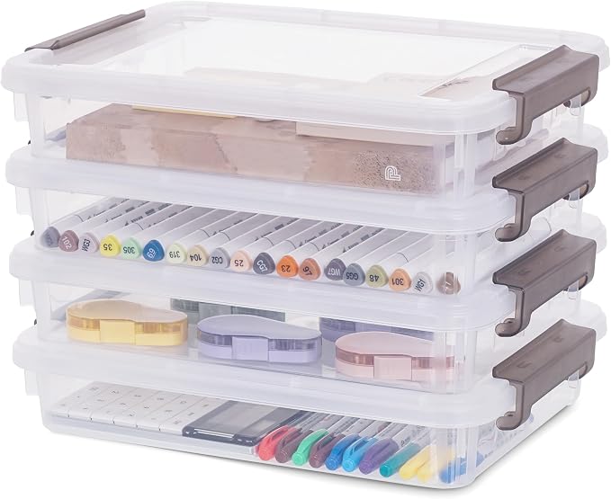 Citylife 4PCS Plastic Storage Bins by Unknown