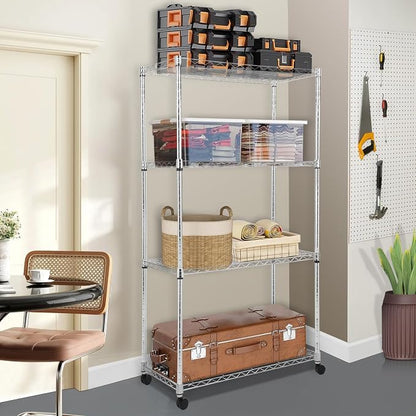 Whitmor 4 Tier Storage Shelves, Heavy Duty - Image 2