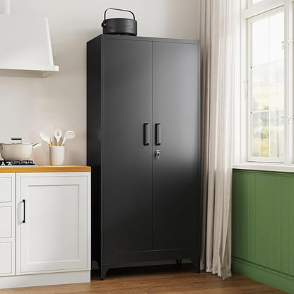 Letaya 71" H Metal Storage Cabinet - Image 2