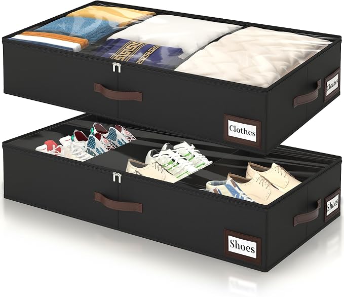 OIAHOMY 2 Pack 53L Under Bed Storage by MasterofSpaceOptimization