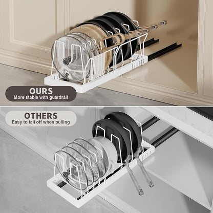 2 Pack Pots and Pans Organizer Under Cabinet - Image 5