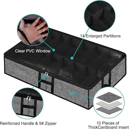 Under Bed Shoe Storage Organizer - Image 3