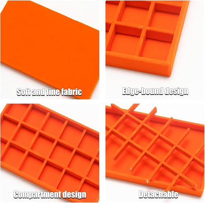 Velvet Jewelry Trays for Drawers, Ring Earring Holder Organizer Storage Display - Image 3