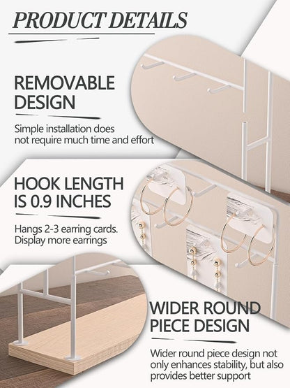 Earring Holder Organizer, Jewelry Card Vendor Booth Display Stand, Keychain - Image 3