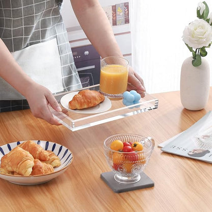 Vanity Tray 8mm Thicken Clear Acrylic Organizer Tray 10.5 * 6" - Image 7