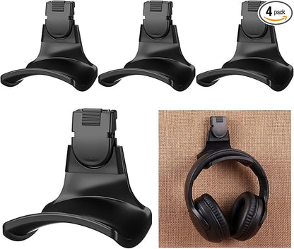 4 Set Fabric Wall Headphones Hook by Unknown