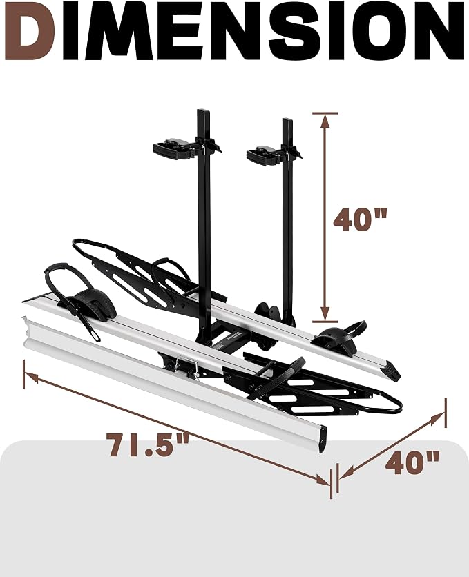 Young Hitch Mount Bike Rack - Image 9