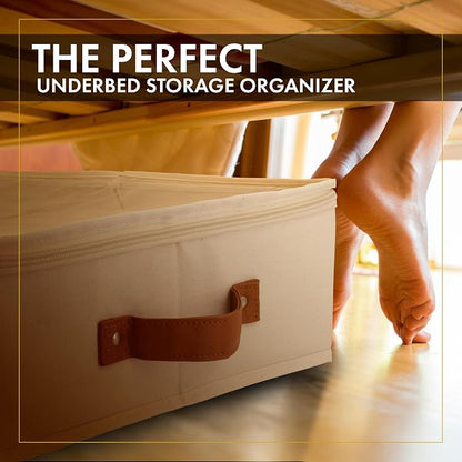 HOMELUX THEORY 2pc Under Bed Storage Containers, Bedroom Under the Bed Drawer - Image 9