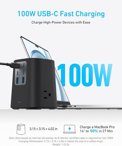 Anker Desktop Charger, 9-in-1 Power Strip - Image 3